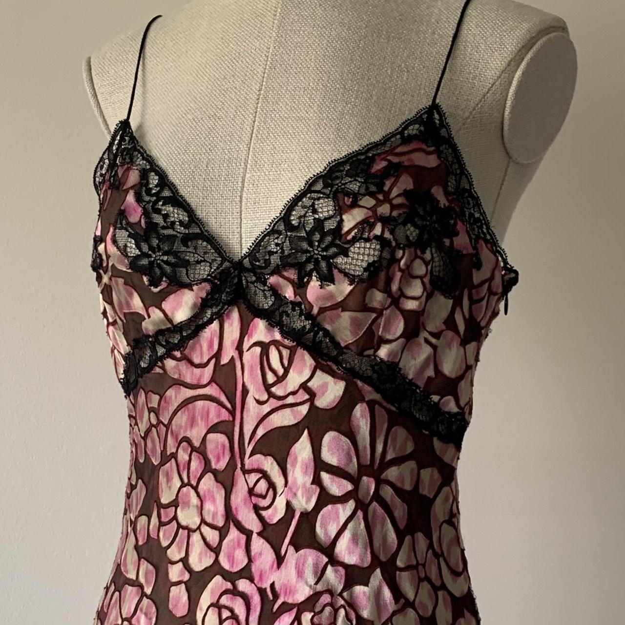 Emanuel Ungaro Women's Brown and Pink Dress (4)