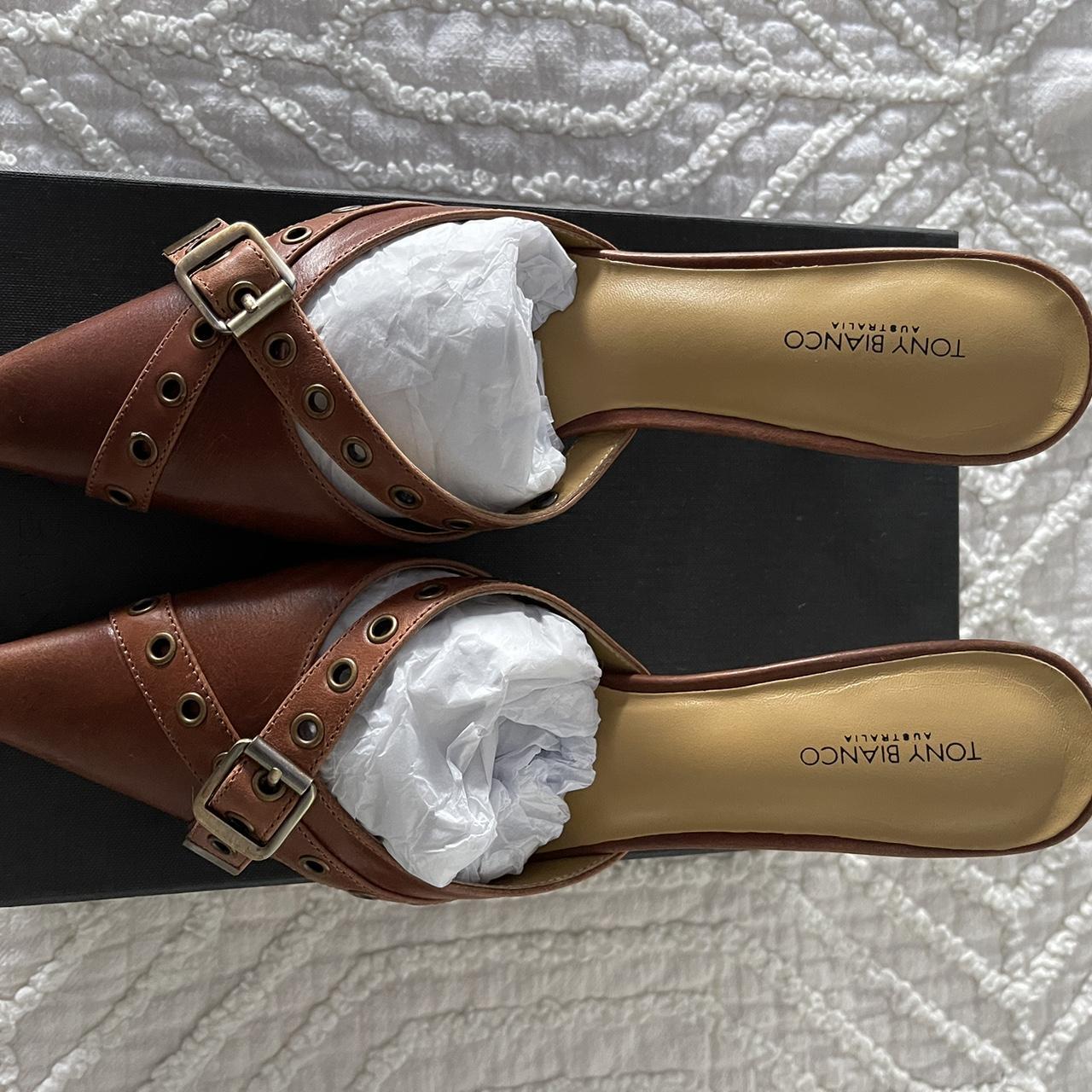 Tony Bianco kitten heels New with box Size - 7.5 - Depop