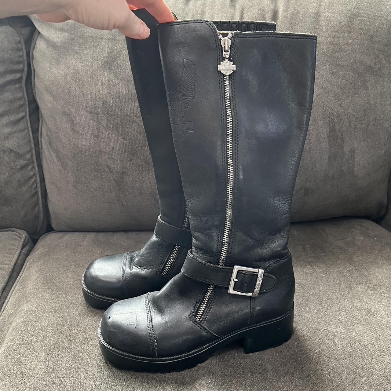 Harley davidson clearance thigh high boots