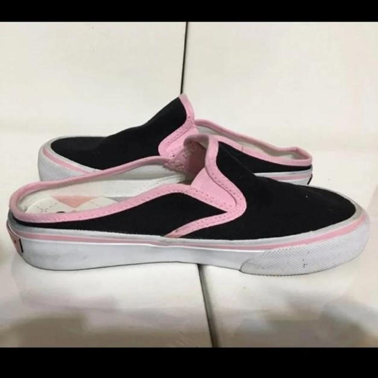 Vans slip on hot sale flame pink platform