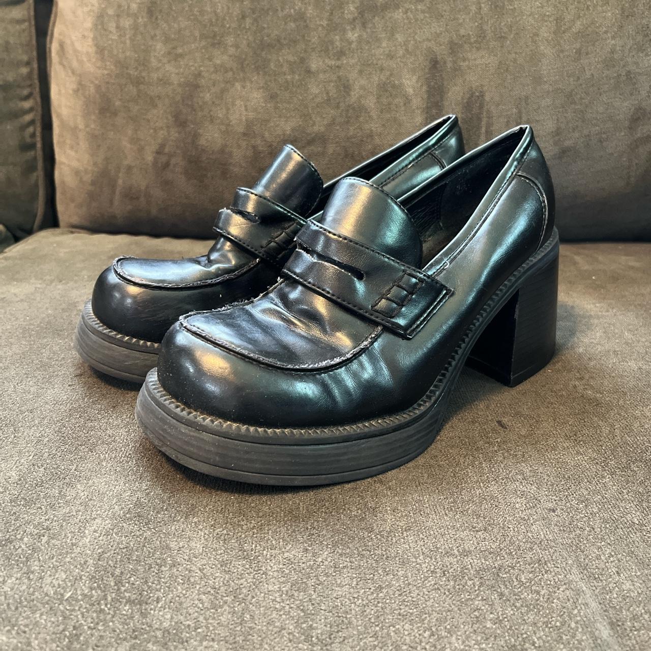 90s hot sale platform loafers