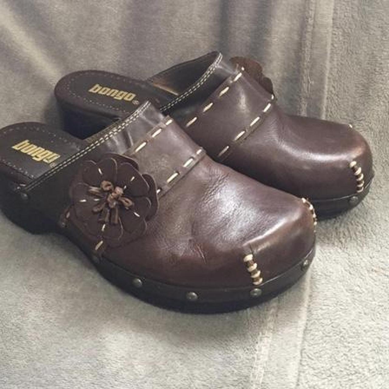 Vintage Y2k mid 2000s Bongo clogs. Retro 90s rework... - Depop