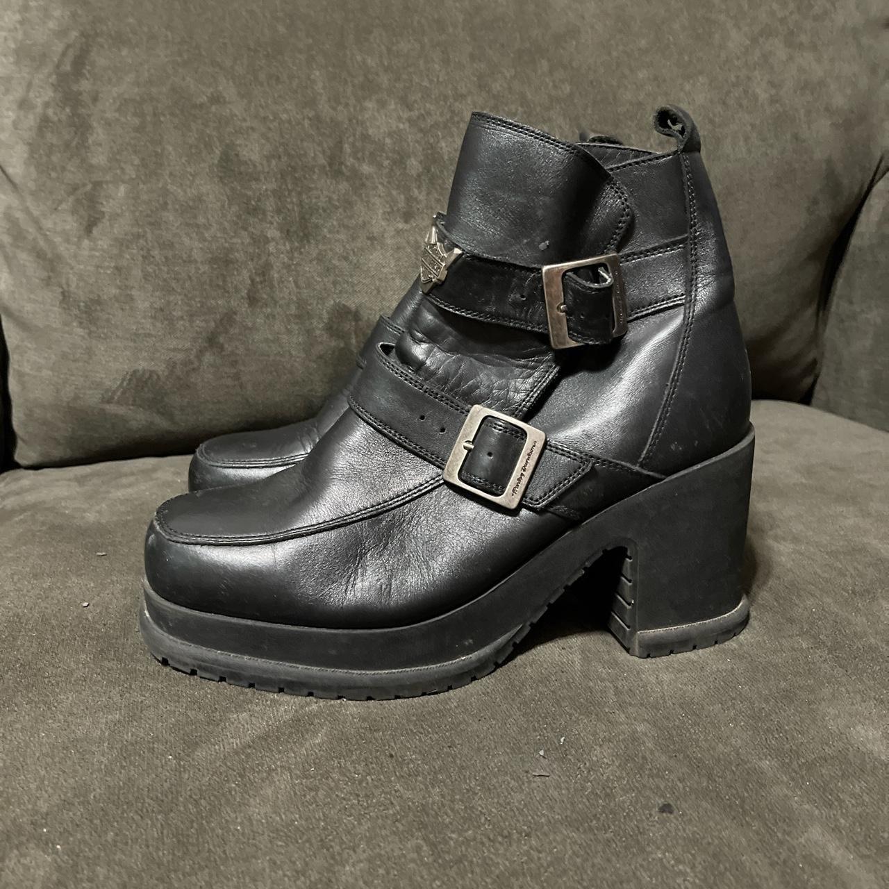 Harley davidson deals platform boots