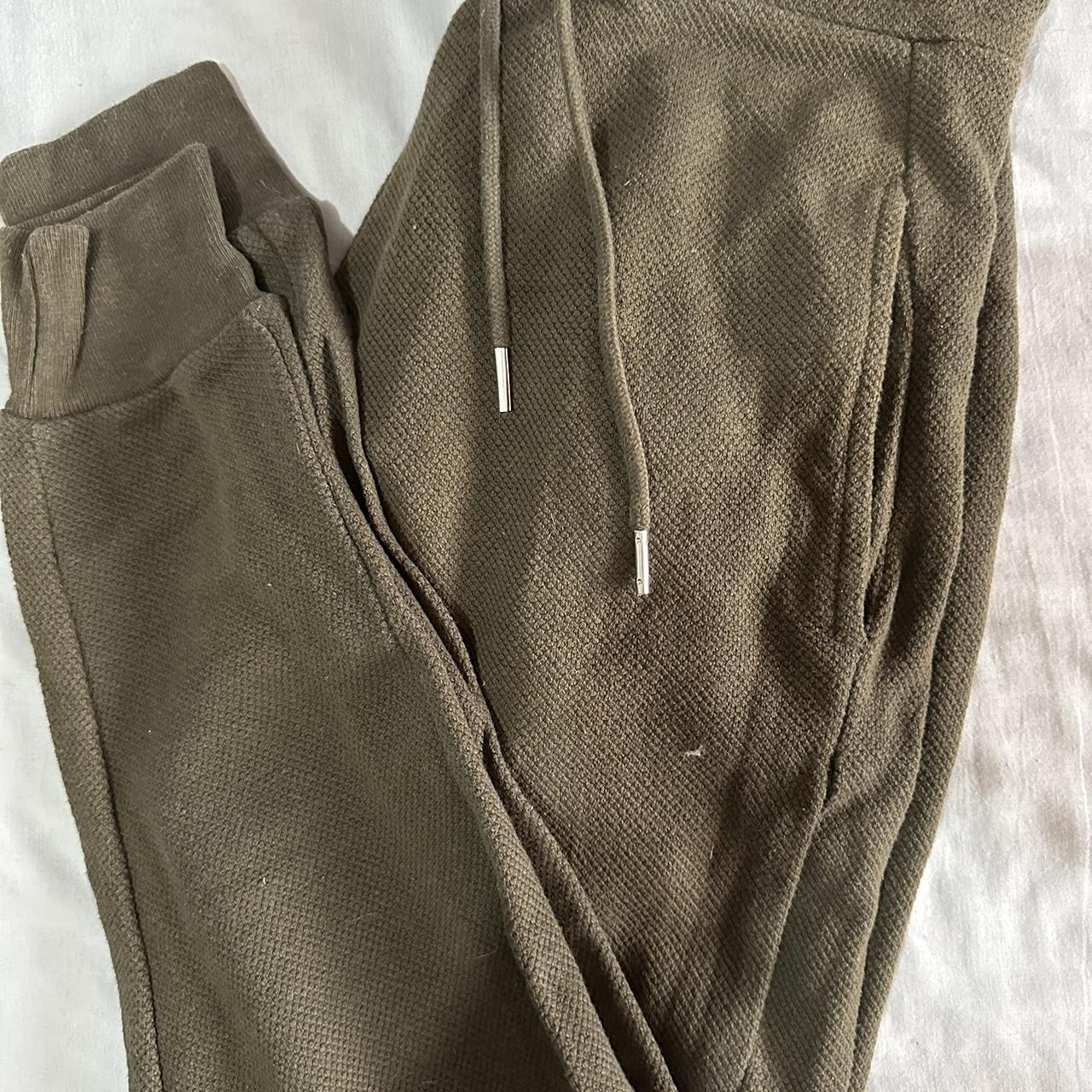Zara khaki tracksuit bottoms. Size small. Any... Depop