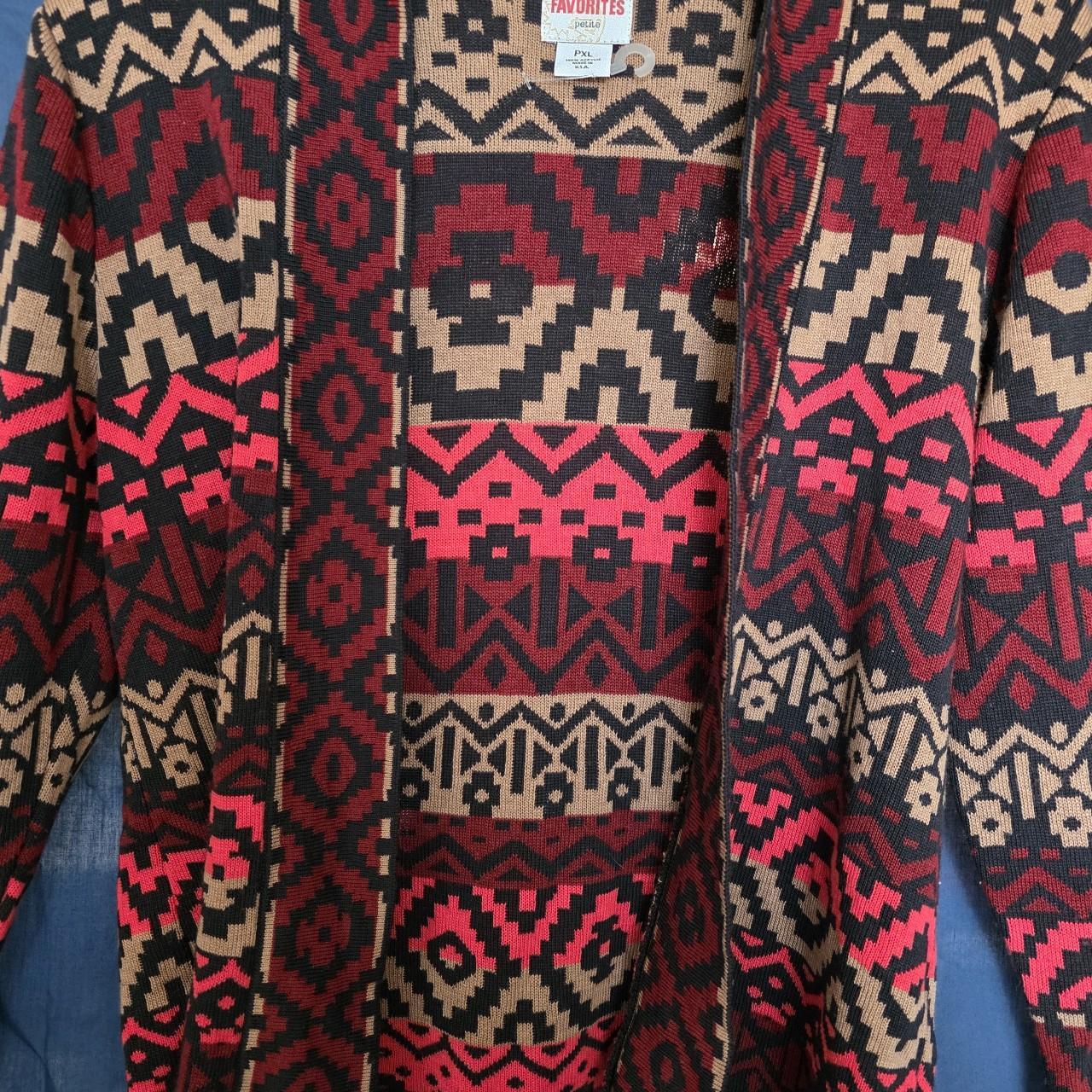 Ruby Rd. Women's Cardigan - Red/Multi - XL – Ruby… - image 3