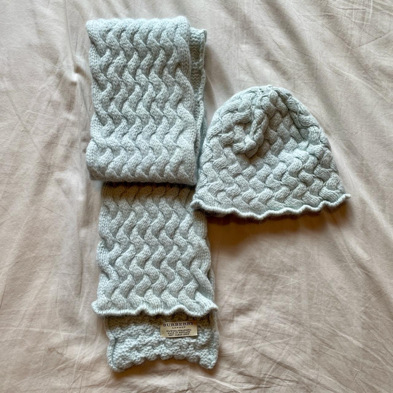 Baby burberry hat and scarf best sale