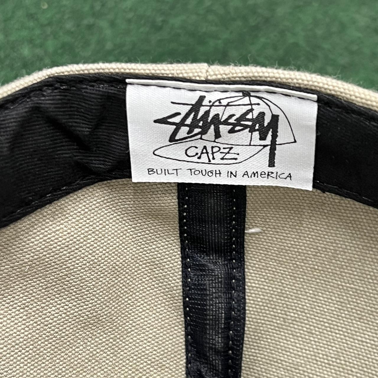 Vintage 90s Stüssy Snapback Hat MADE IN... - Depop