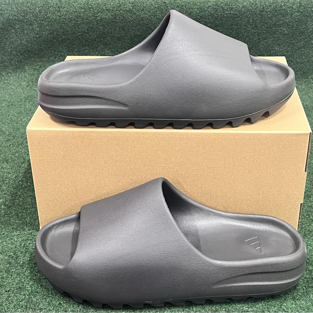 triple black adidas slides