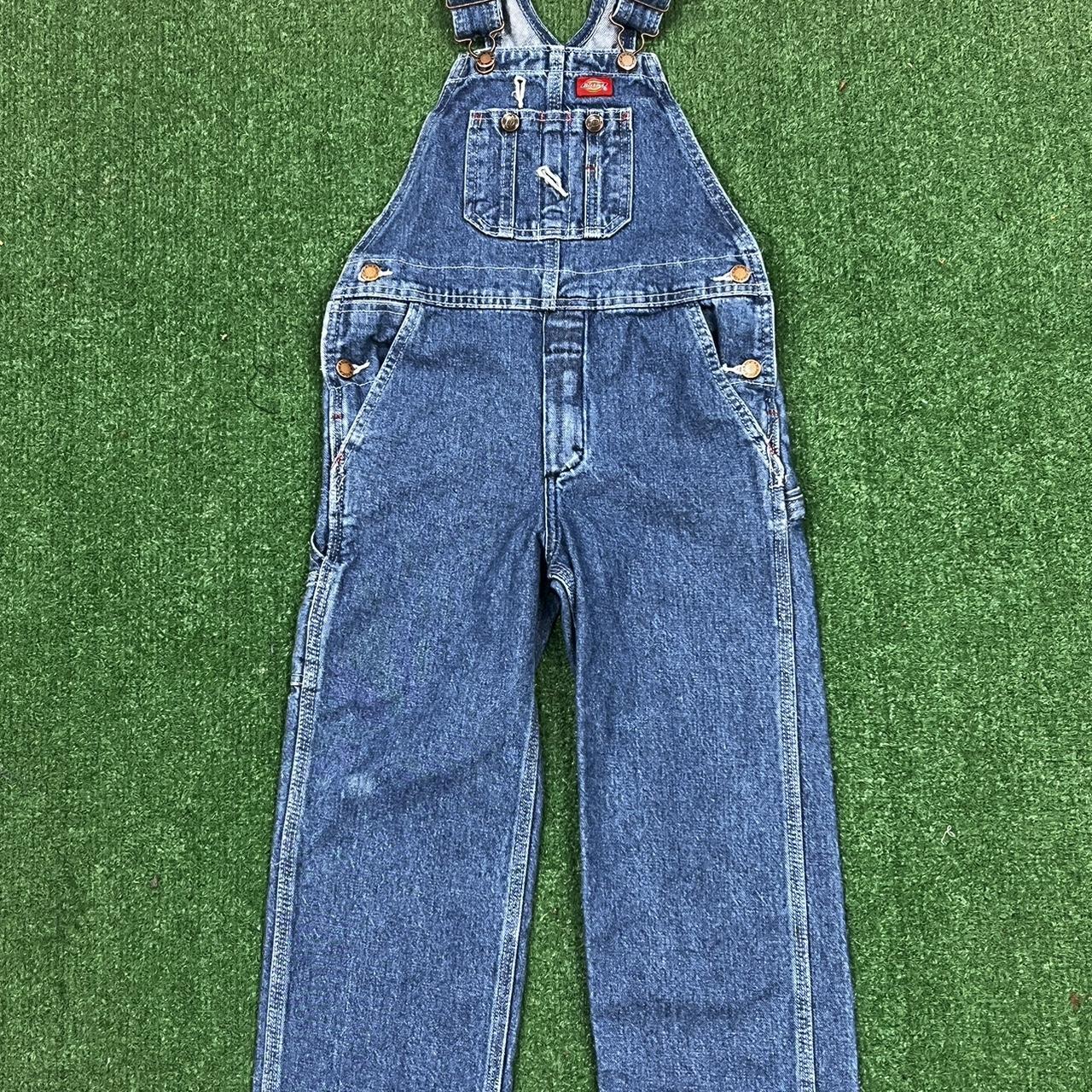 Pointer brand overalls with sweet red zipper detail - Depop