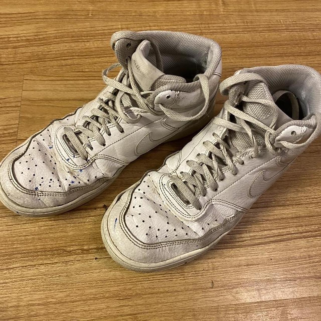 nike white court shoes