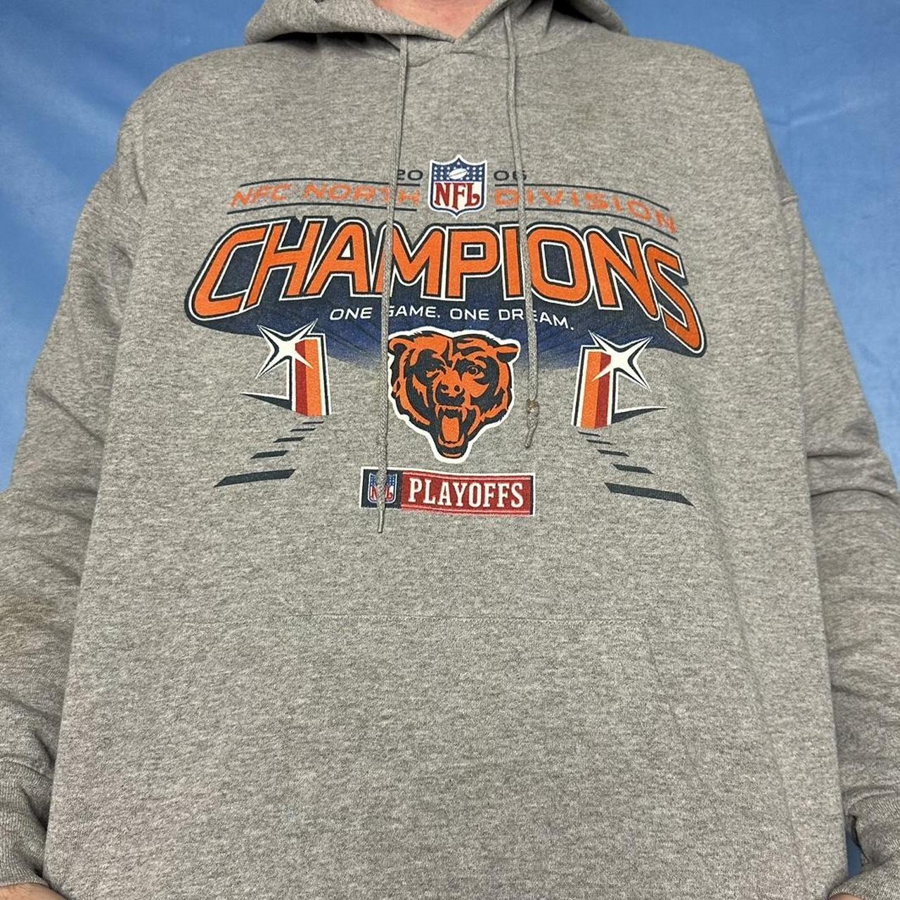 Vintage Chicago Football Bears Hoodie L - Depop