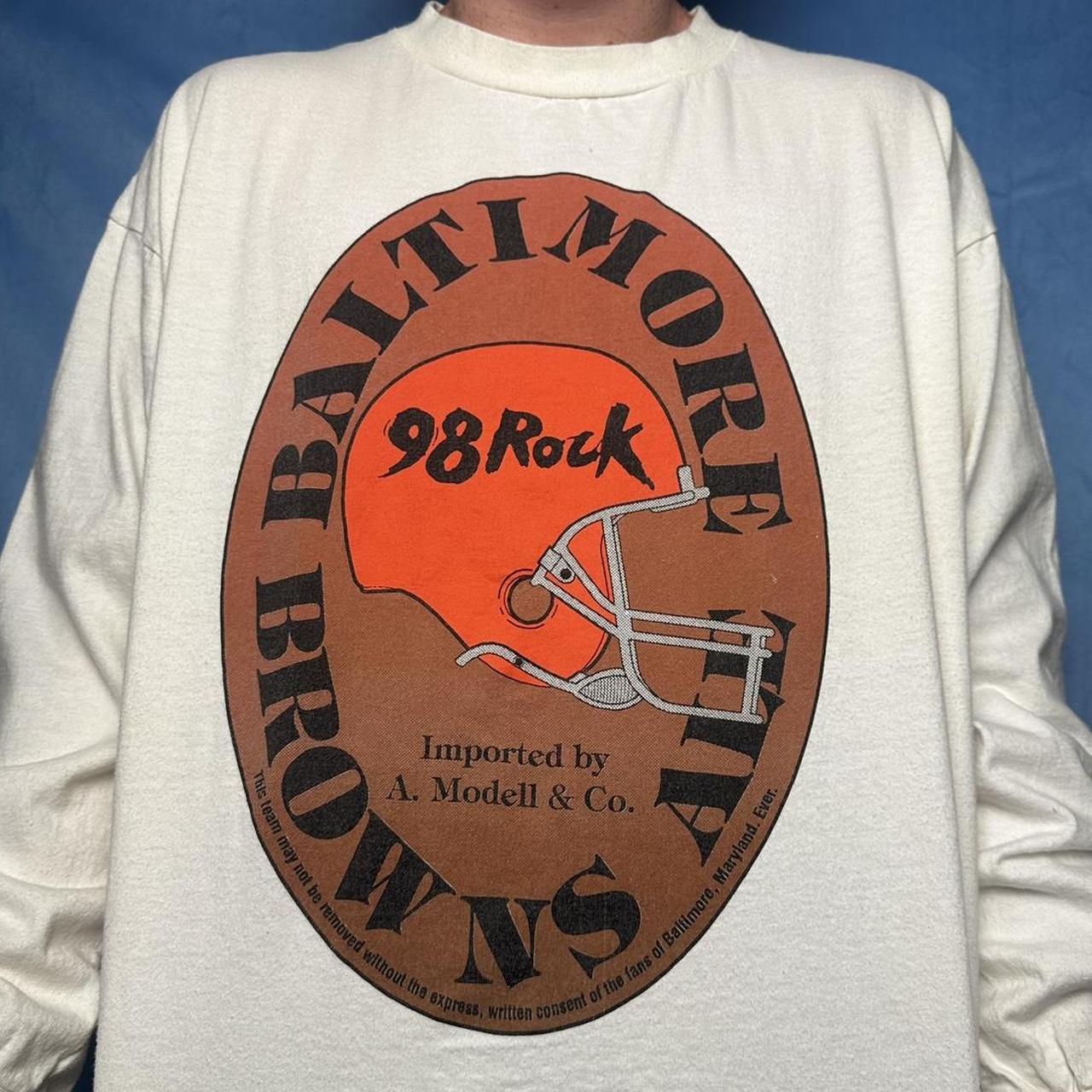 Vintage 90's Baltimore Ravens NFL Graphic T-shirt - Depop