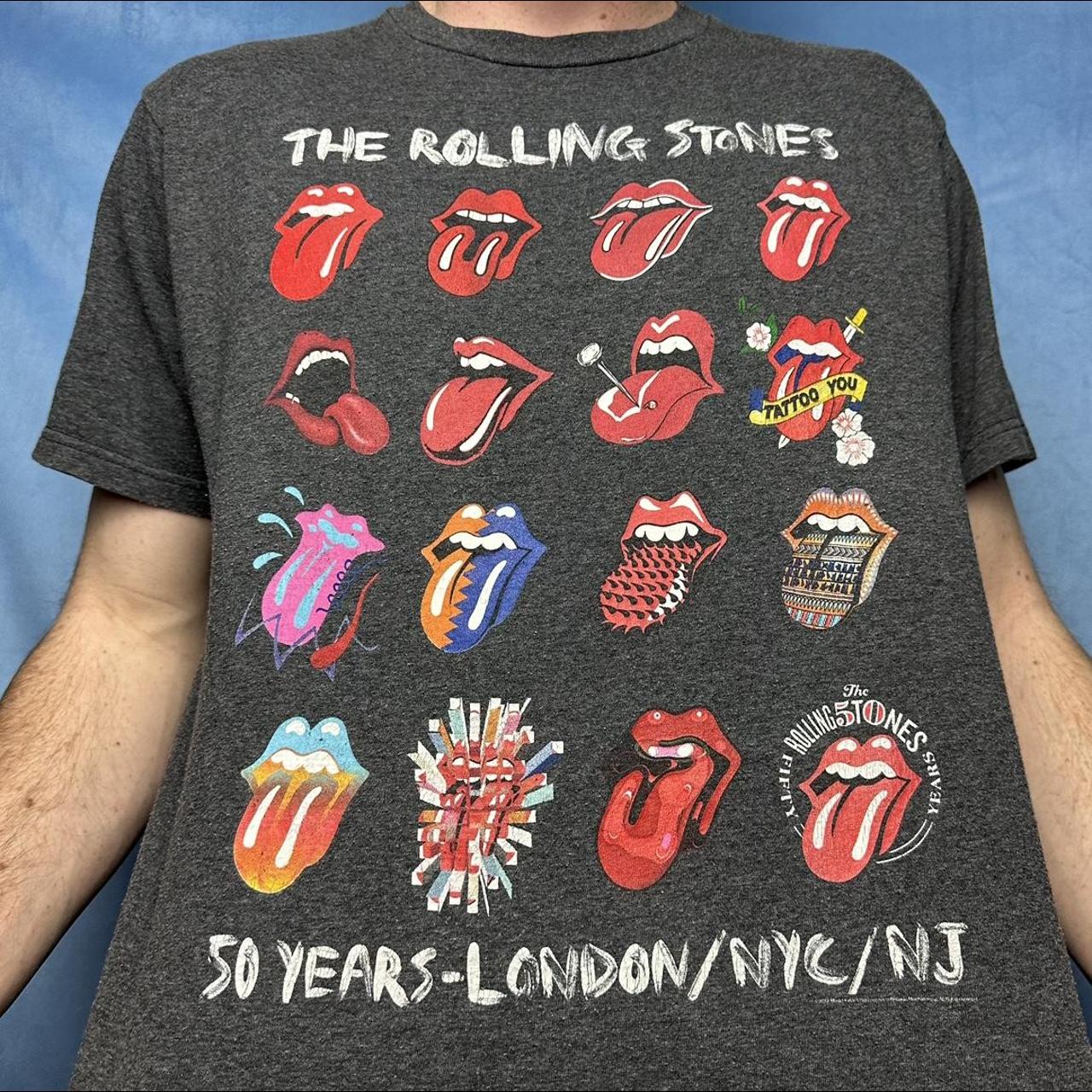 Rolling stones t outlet shirt 50 years