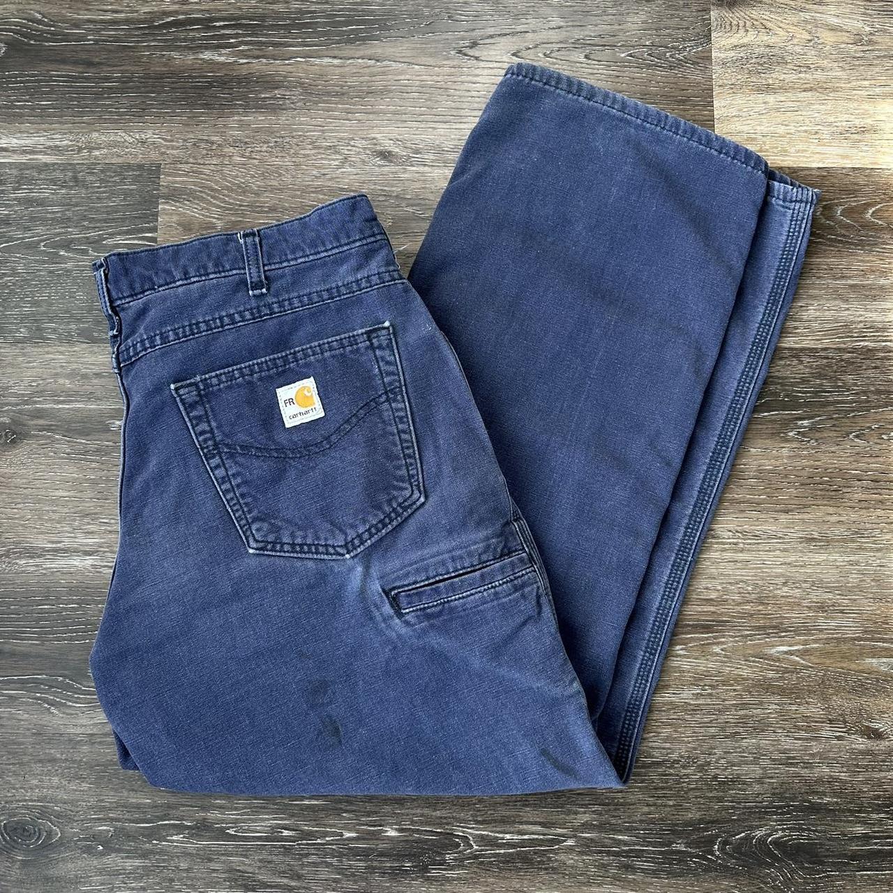 Dark blue hot sale carhartt pants