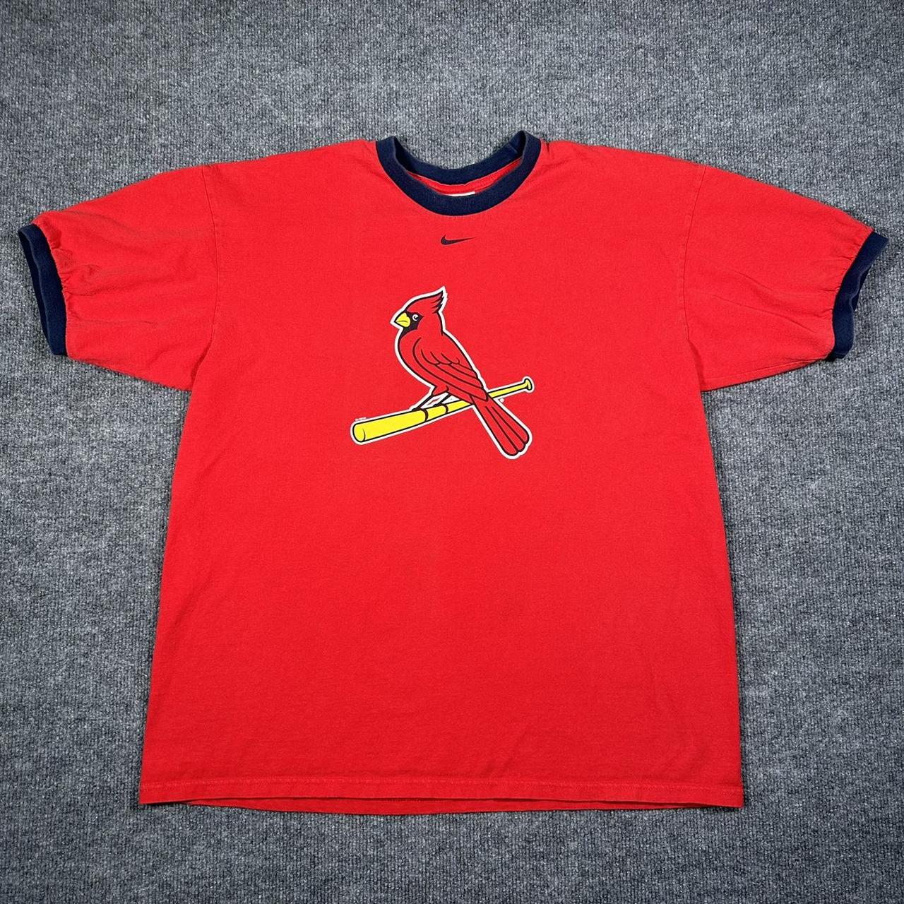 Vintage Y2K Nike Center Swoosh St. Louis Cardinals - Depop