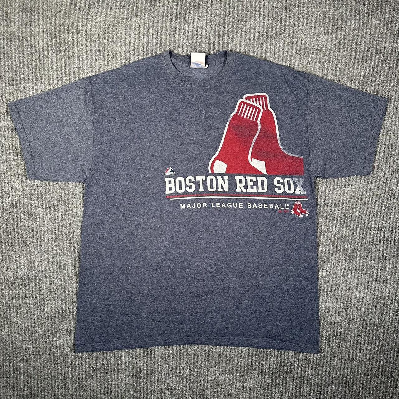 Boston Red Sox Mens T-Shirt Size XL Major League Baseball Grey