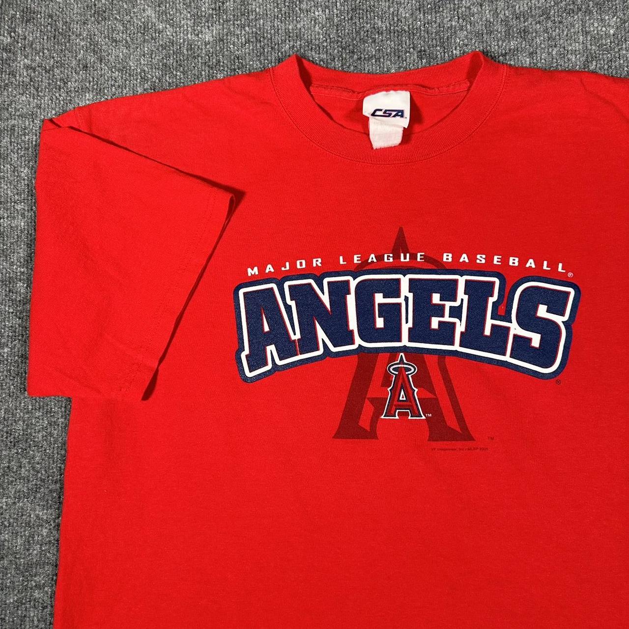 Major League Baseball Los Angeles Angels retro logo T-shirt