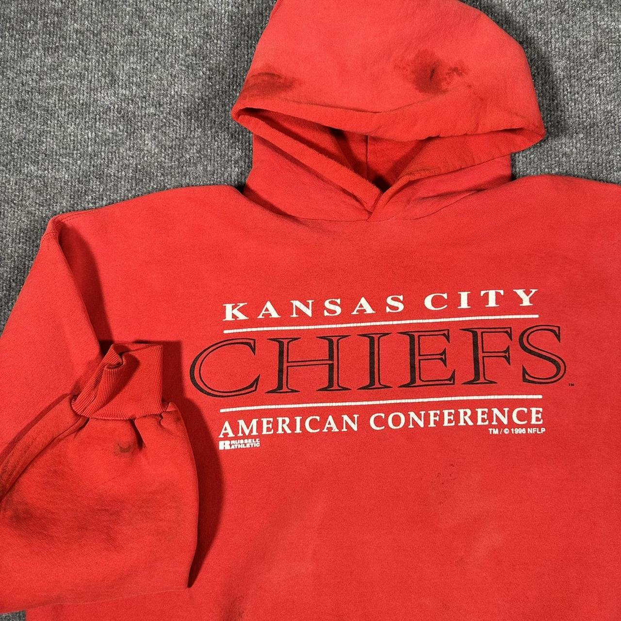 Vintage chiefs hoodie Clearance