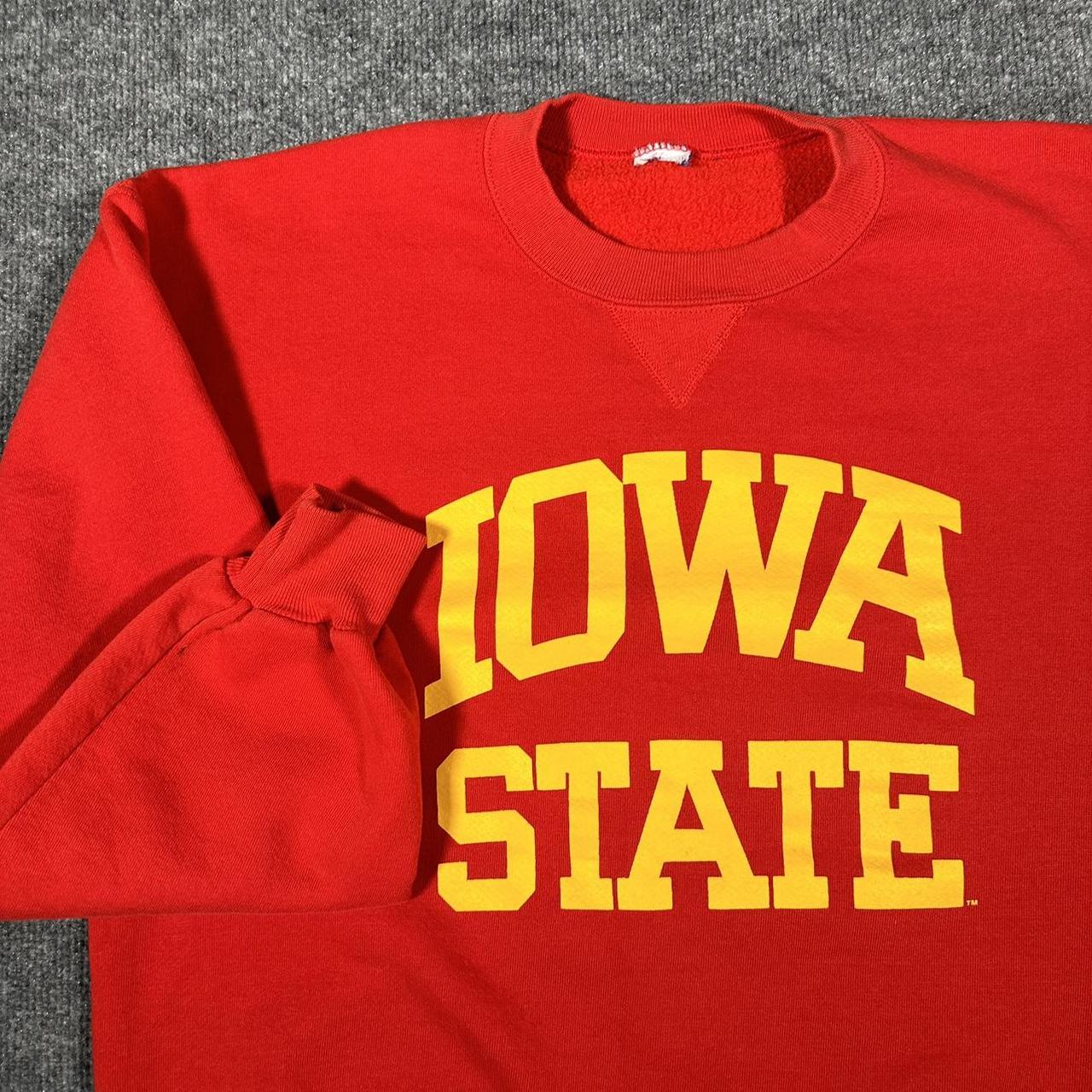 Yellow iowa state on sale sweatshirt