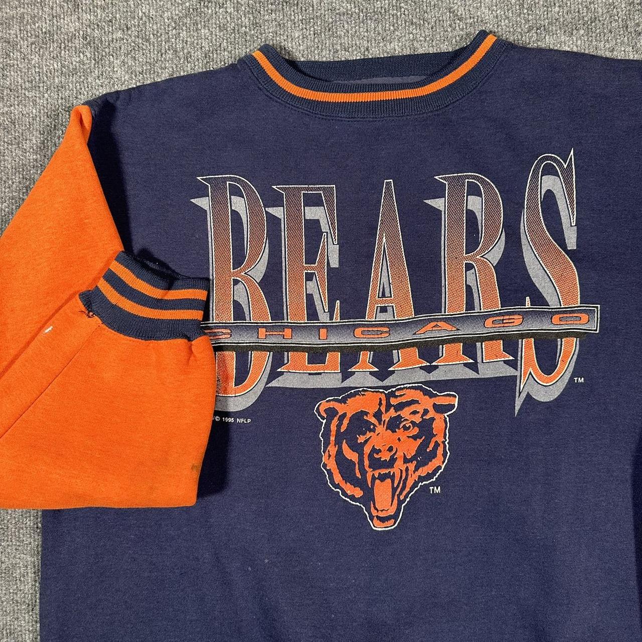 Vintage Chicago Football Bears Hoodie L - Depop