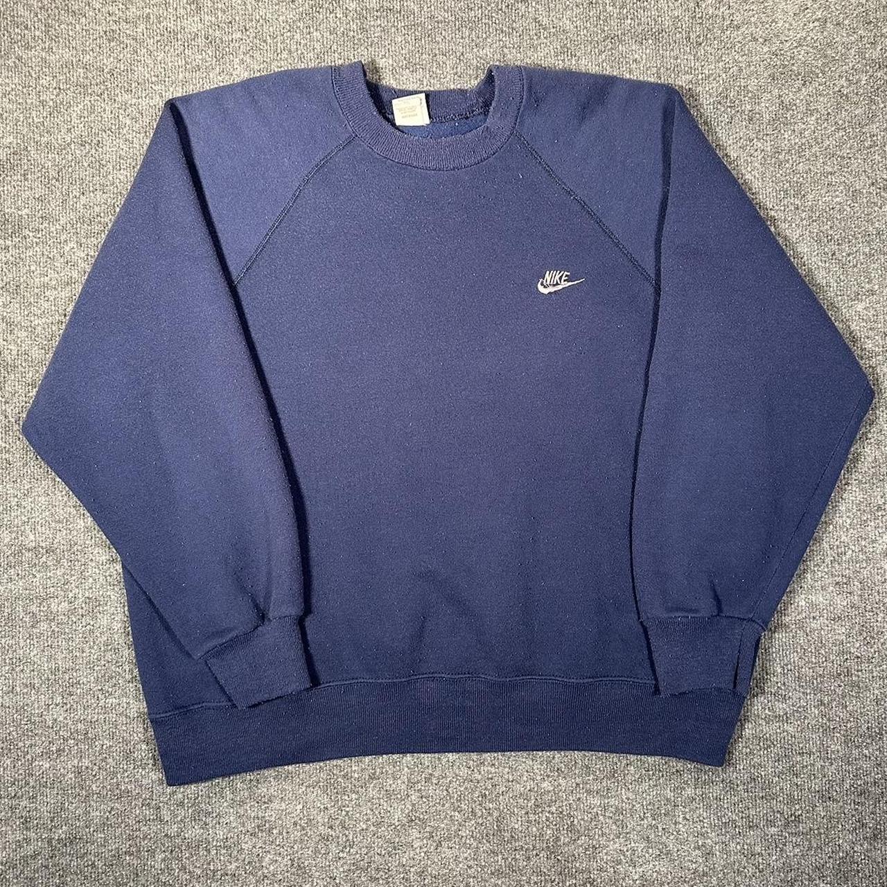 nike navy sweatshirt vintage