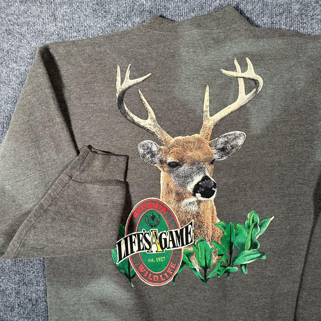 Vintage Deer Graphic shops Sweatshirt