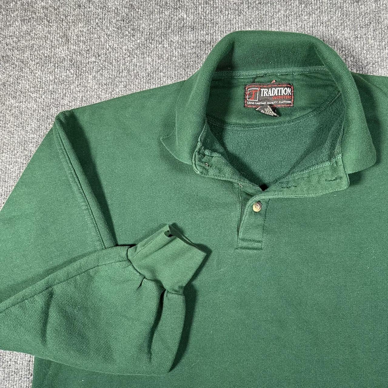 vintage collared sweatshirt blank essential... Depop