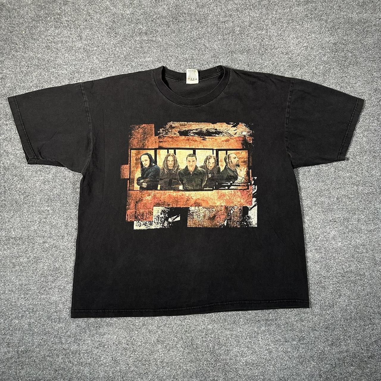 vintage korn band t shirt music retro band... Depop