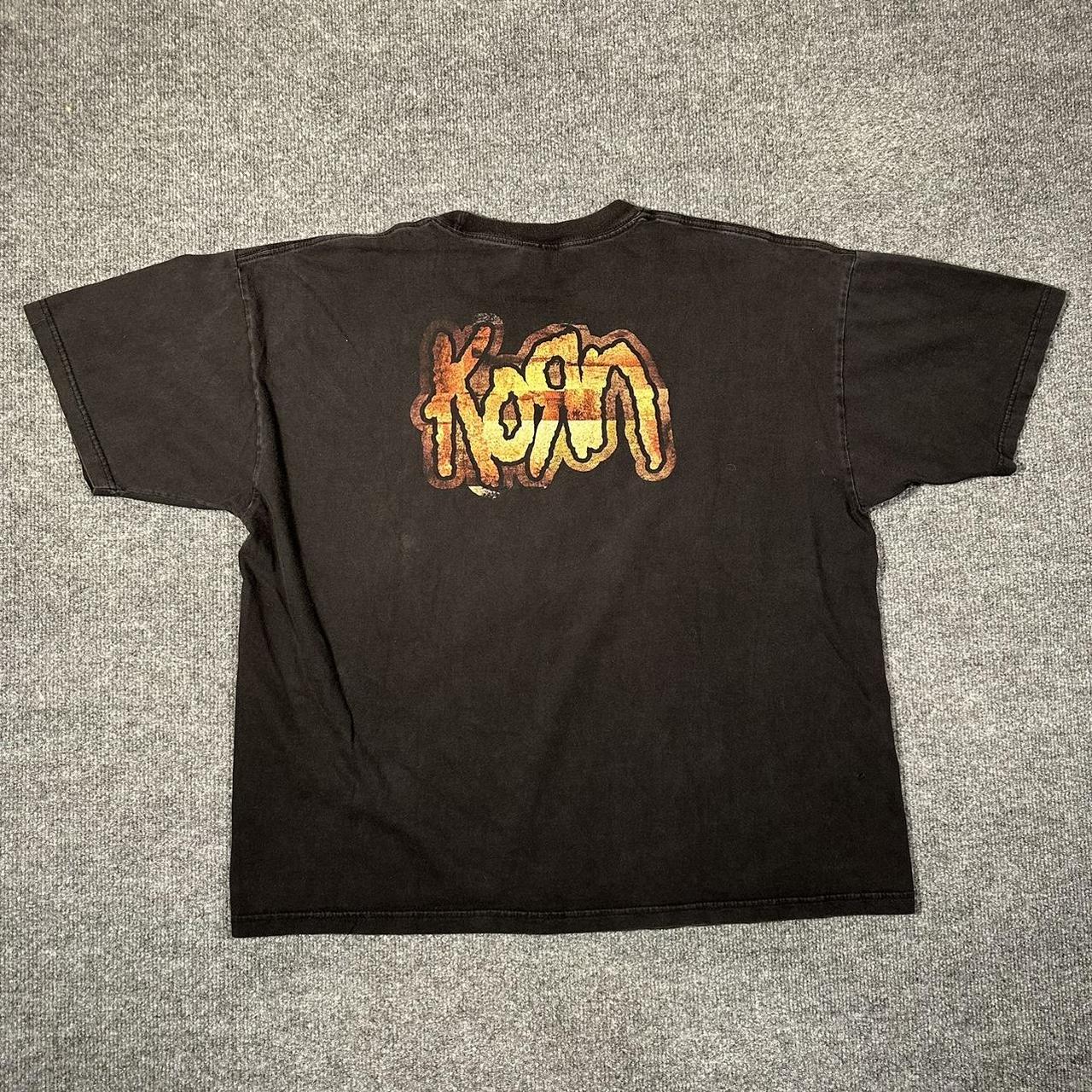 vintage korn band t shirt music retro band... - Depop