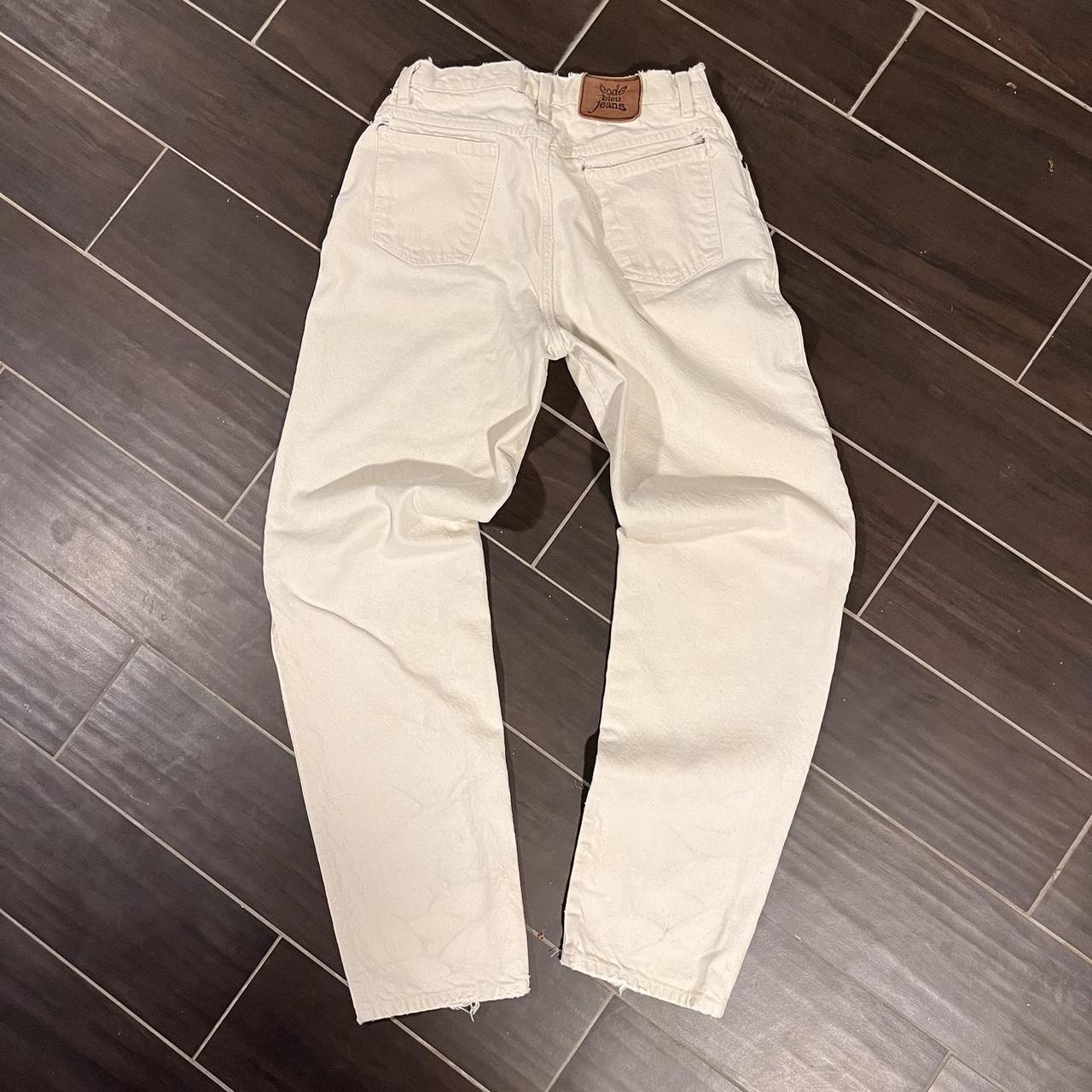 Women's Cream Jeans Depop