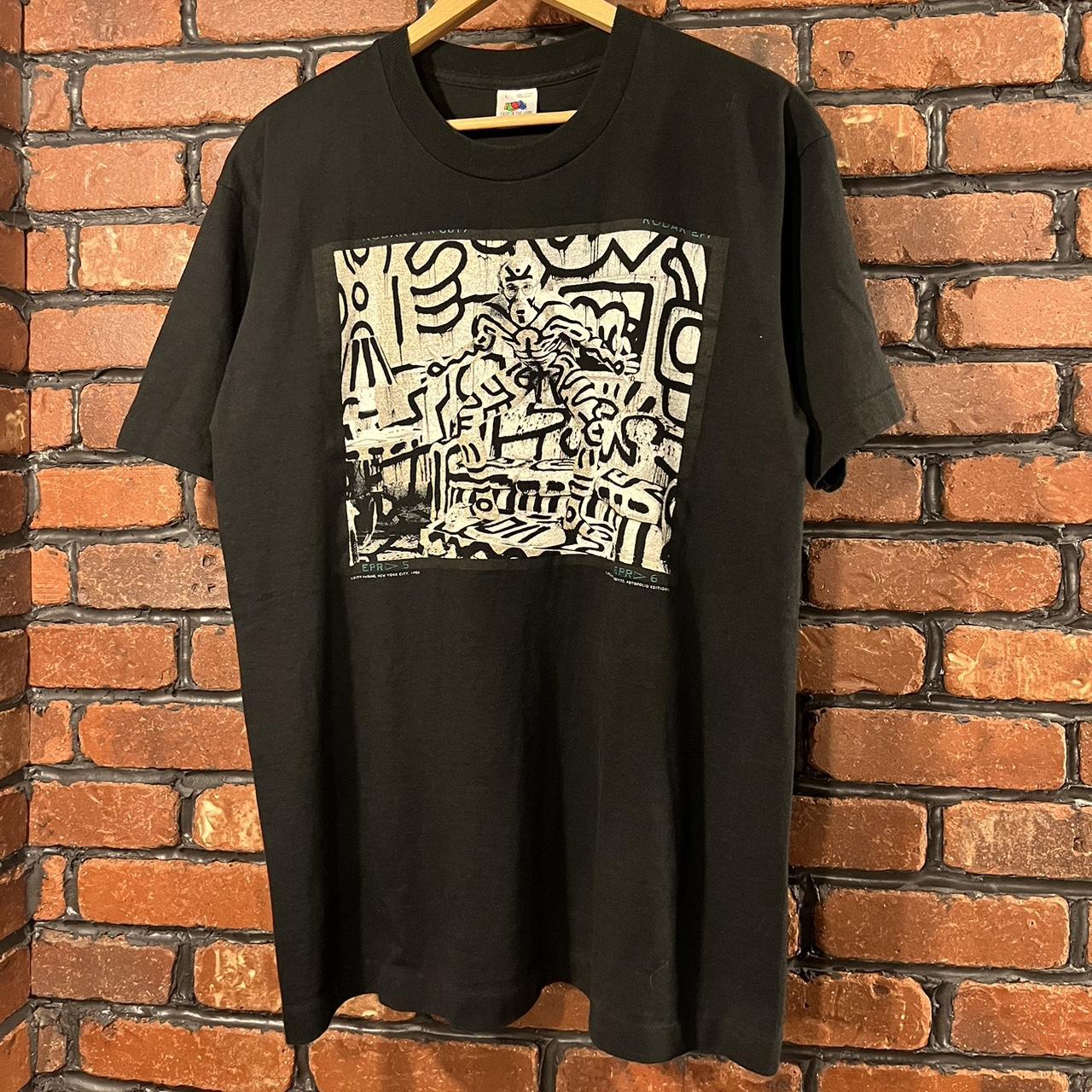 1992 Keith Haring Annie Leibovitz T-Shirt Size:... - Depop