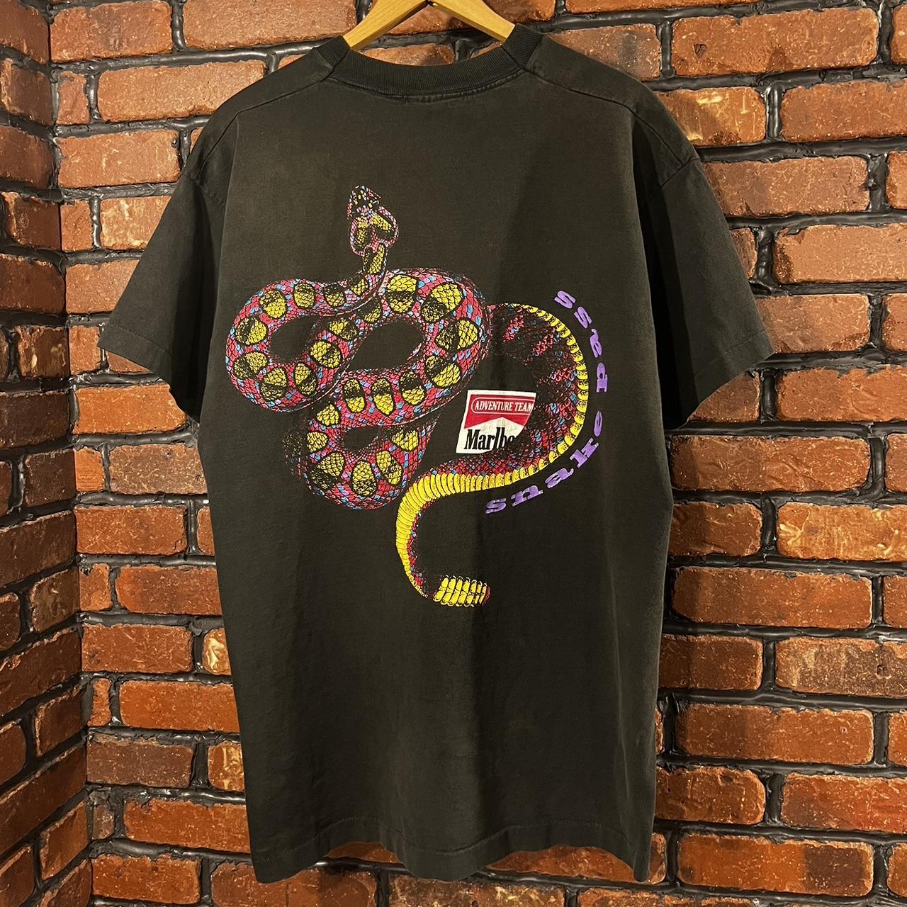 Marlboro Snake Pass T-Shirt Size: XL Vintage... - Depop