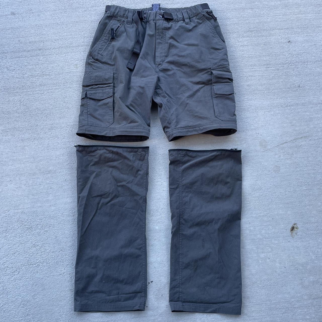 B.C. Clothing Men’s convertible cargo/hiking pants... - Depop