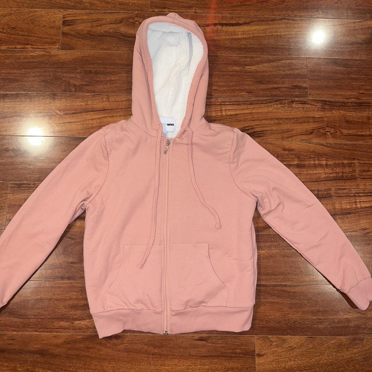 Fashion Nova Women's Pink Jacket Depop