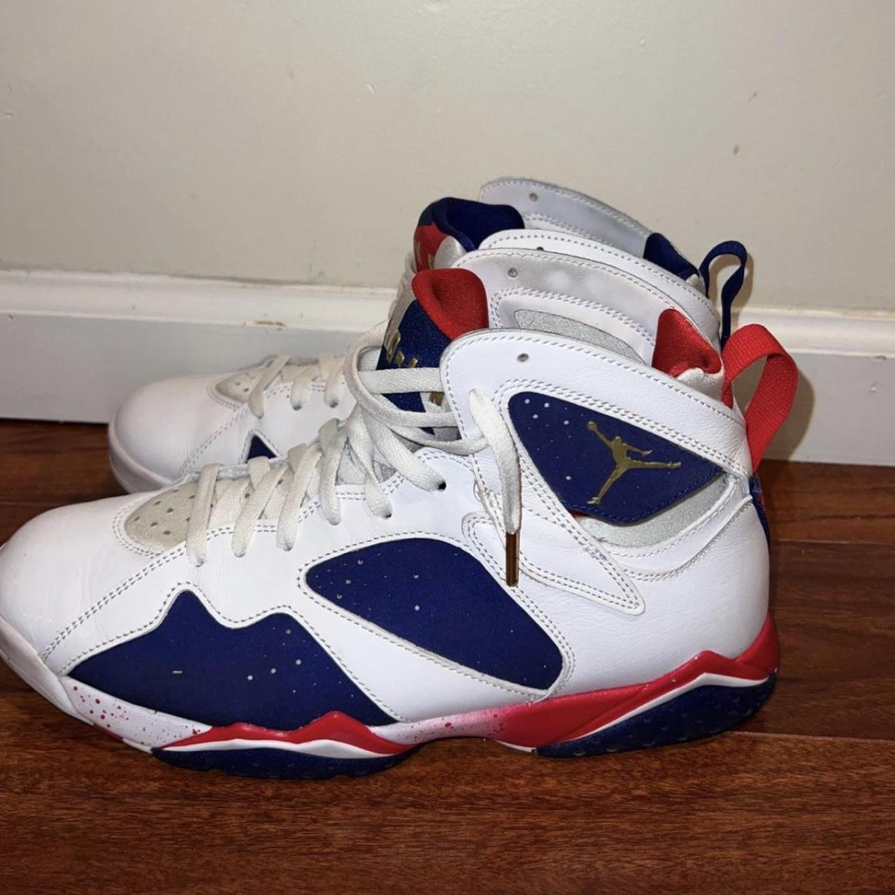 Jordan’s retro 7 “tinker alternate” Red, white, and... - Depop