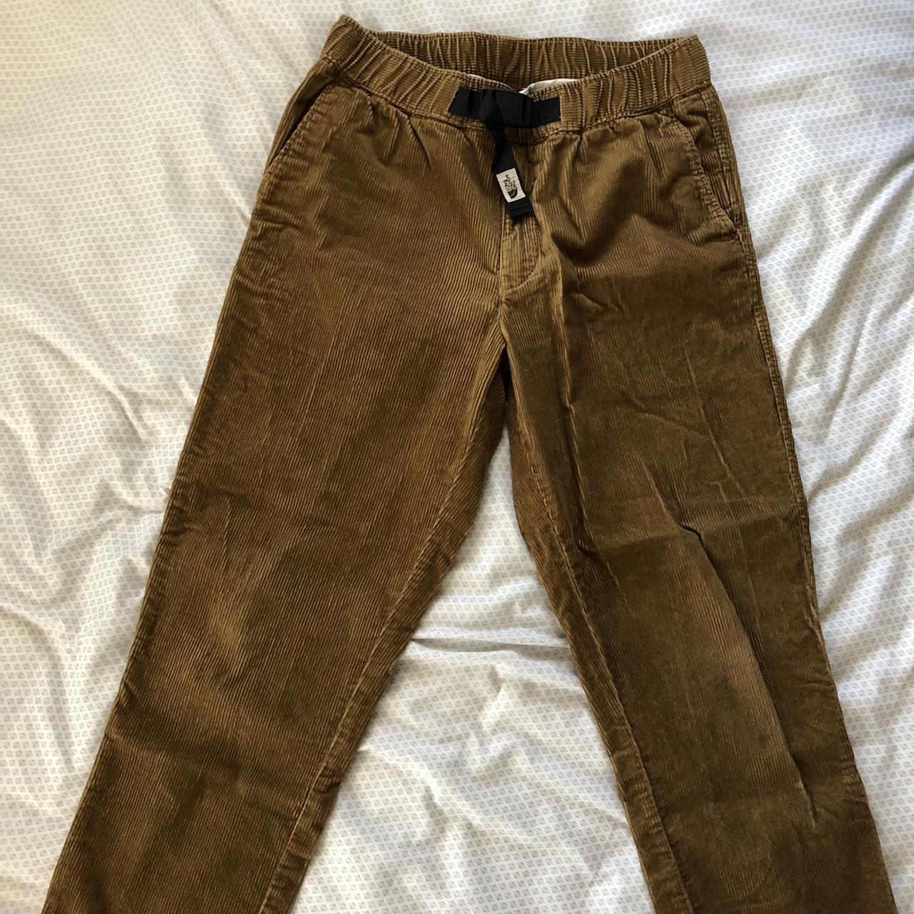 Pact leggings with pockets. Brown with black print, - Depop