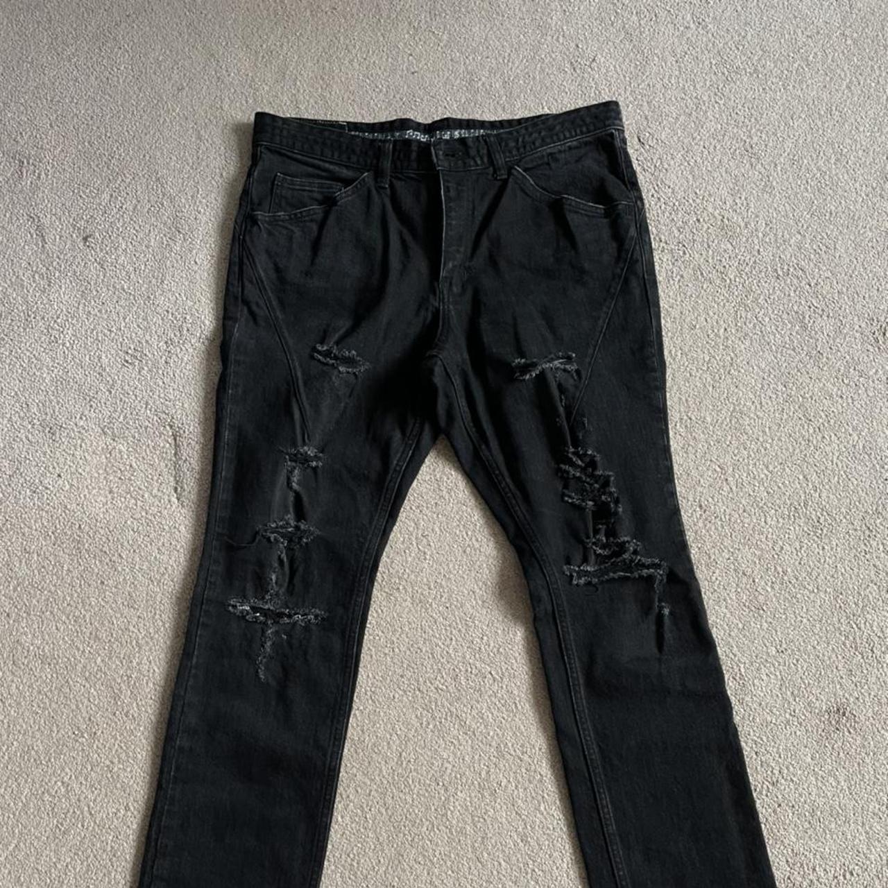 Number (N)ine Men's Black Jeans | Depop