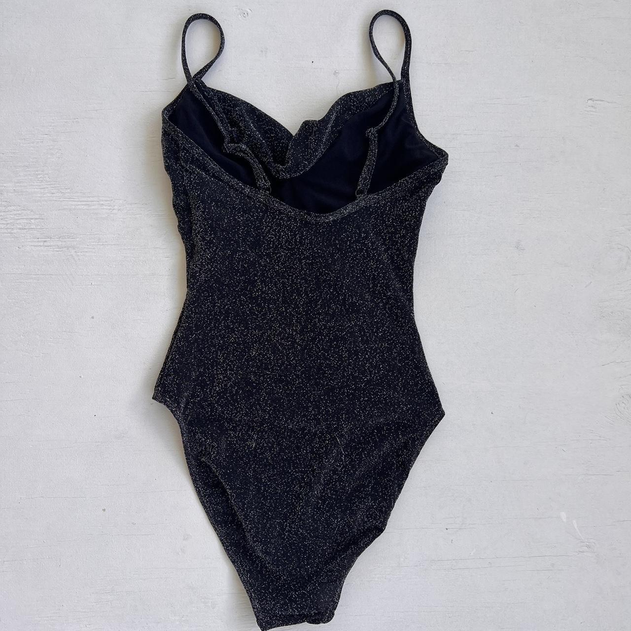 Ameri Vintage アメリ　BACK OPEN BODYSUIT Aviana Square Neck Open Back Bodysuit - Black | Fashion Nova