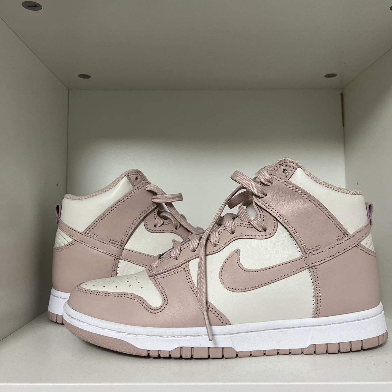 high top dunks pink