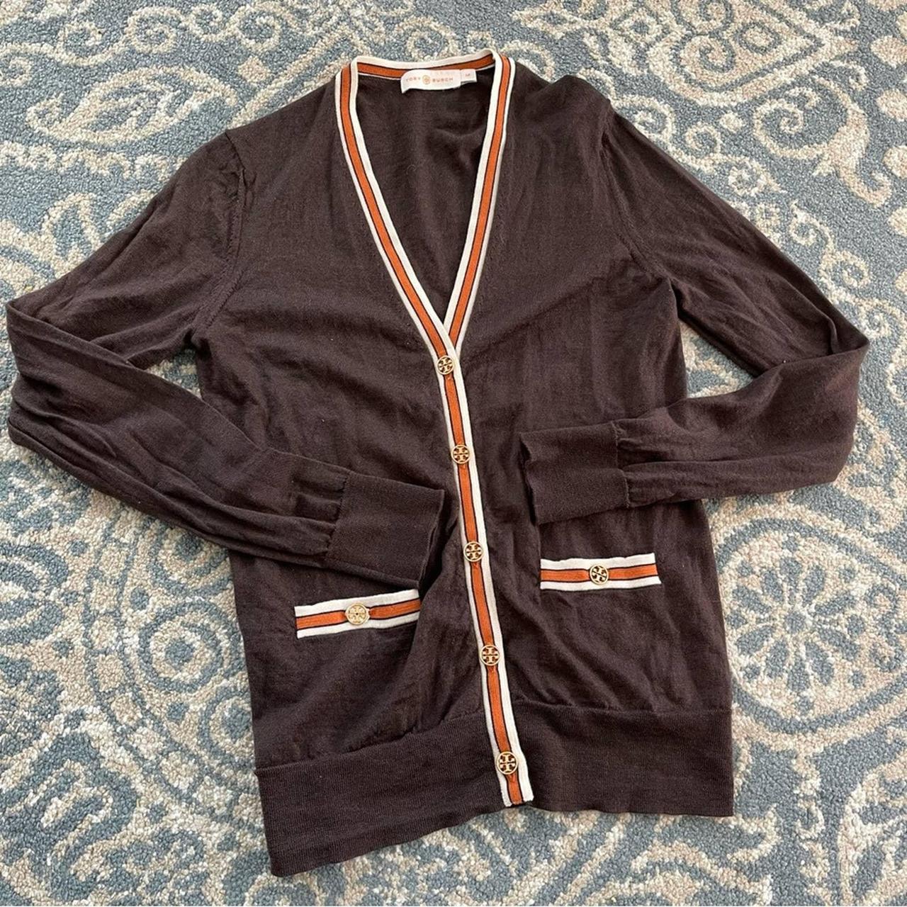 Tory burch madeline discount merino wool cardigan