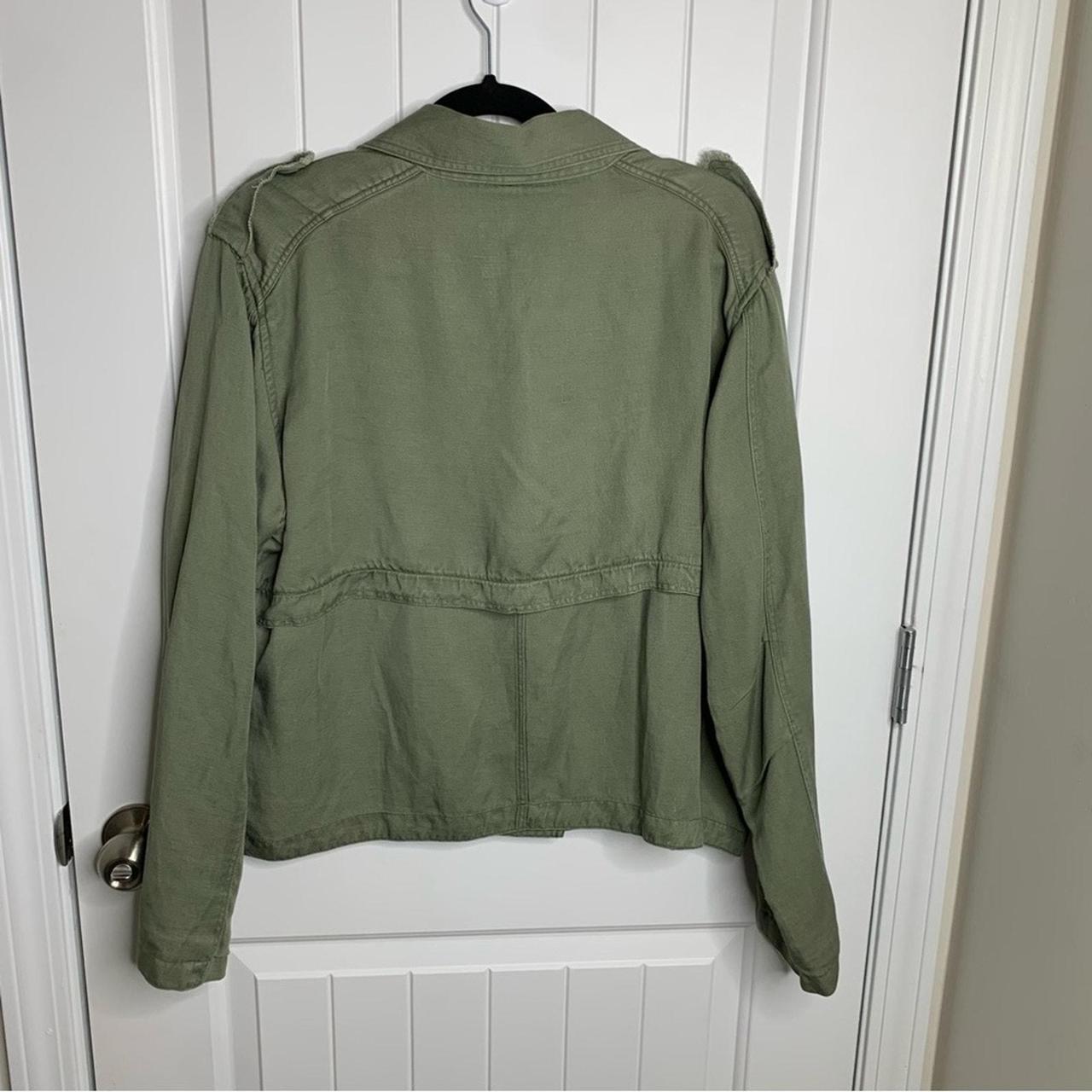 Rails Women's Jacket - Green - L – Rails linen bl… - image 4