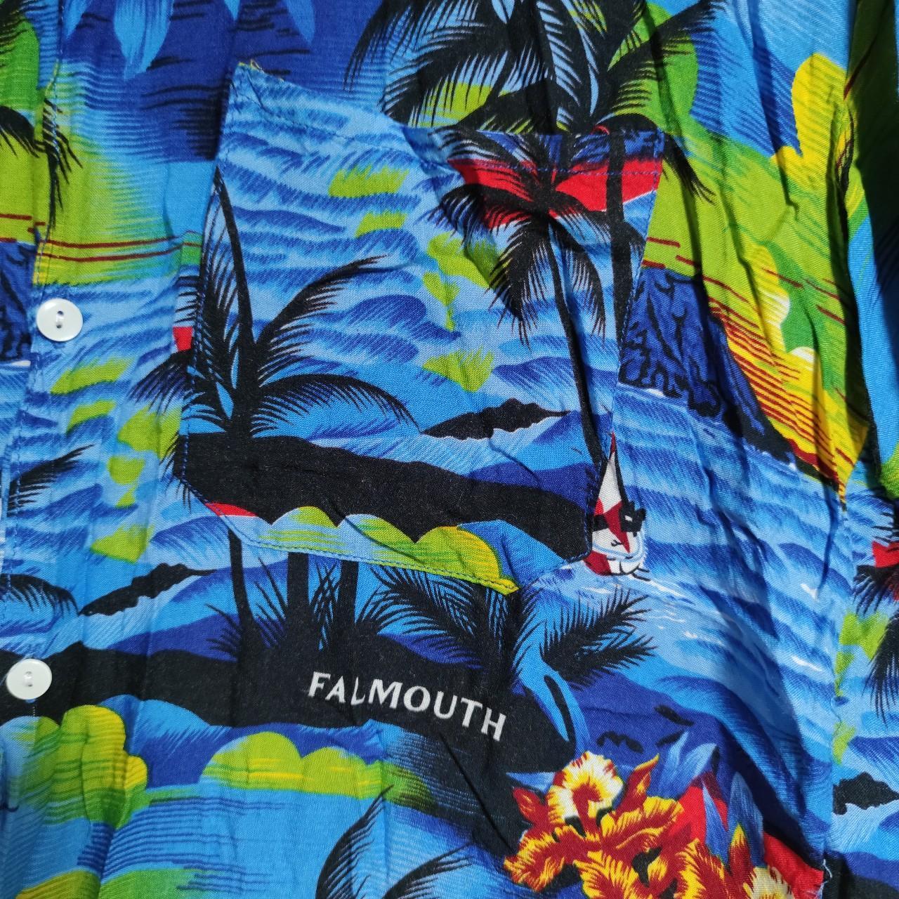 Vintage Hawaiian Vacation Button Up T-shirt by Beach - Depop