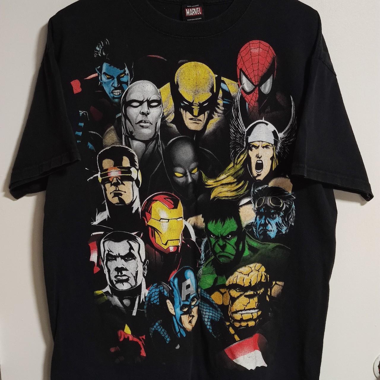 Vintage Marvel outlet shirt All Over Print