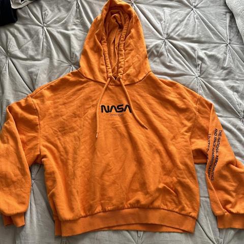 Orange clearance nasa sweatshirt