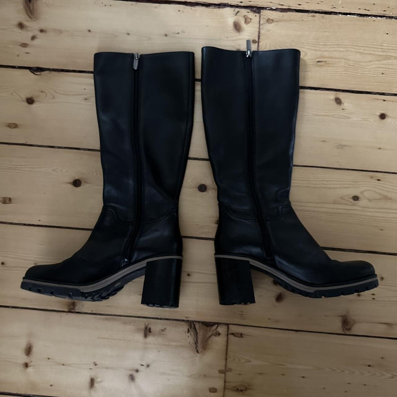 Vince Camuto Suede Black Knee High Boots Worn only once - Depop