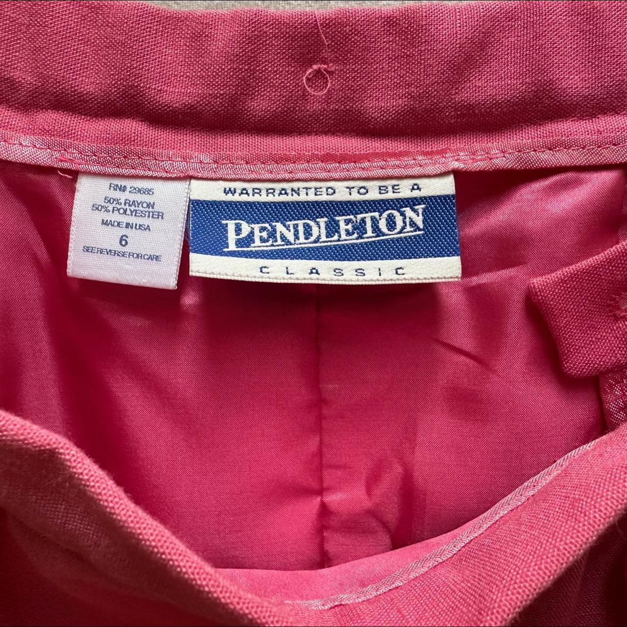 Pendleton Women's Pink Skirt | Depop