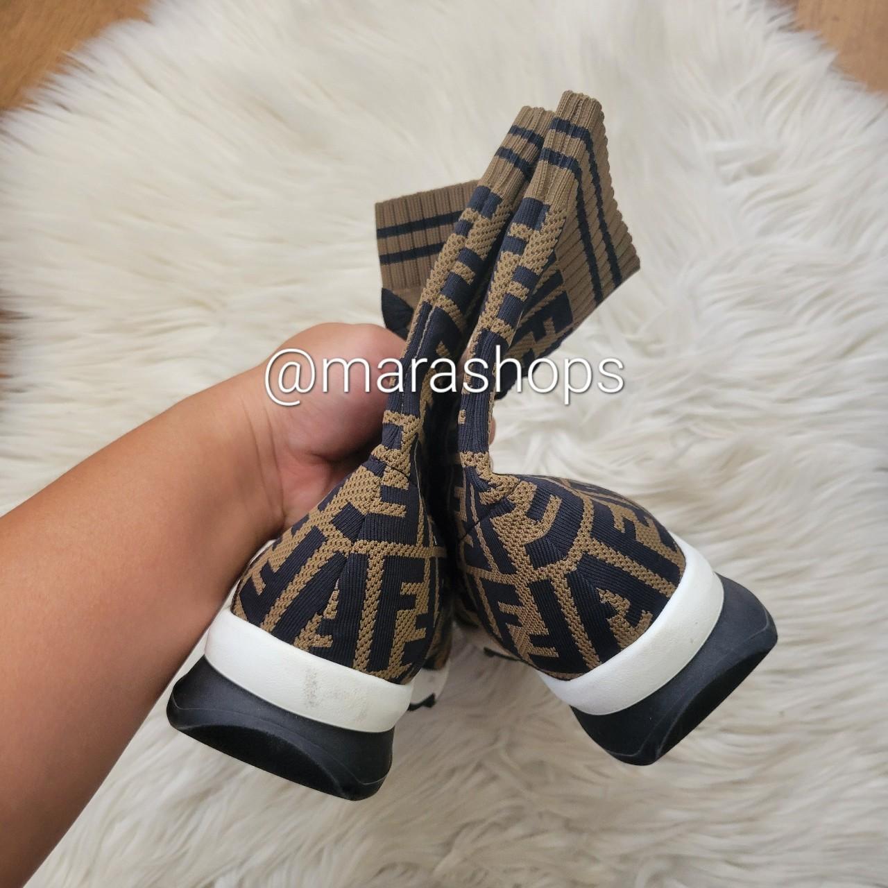 Womens fendi sock outlet trainers