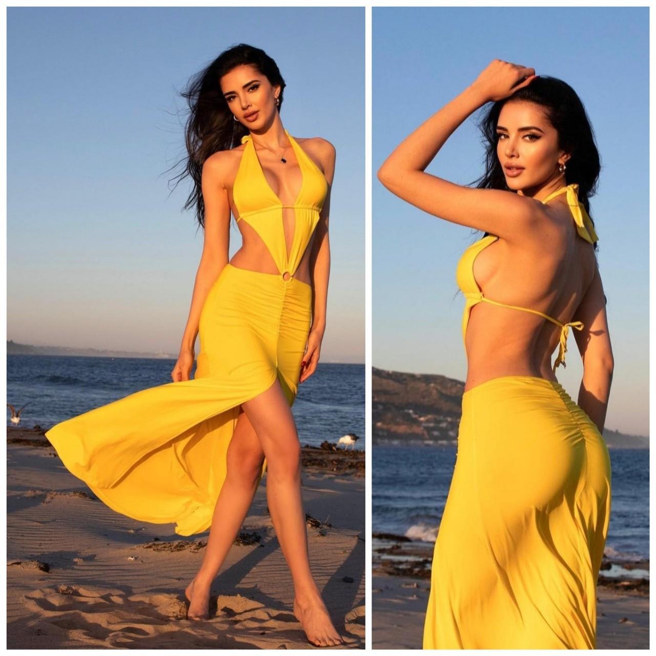 I.AM.GIA アイアムジーア KAHLO MAXI DRESS マキシドレス 黄色 KAHLO MAXI DRESS - YELLOW | I.AM.GIA