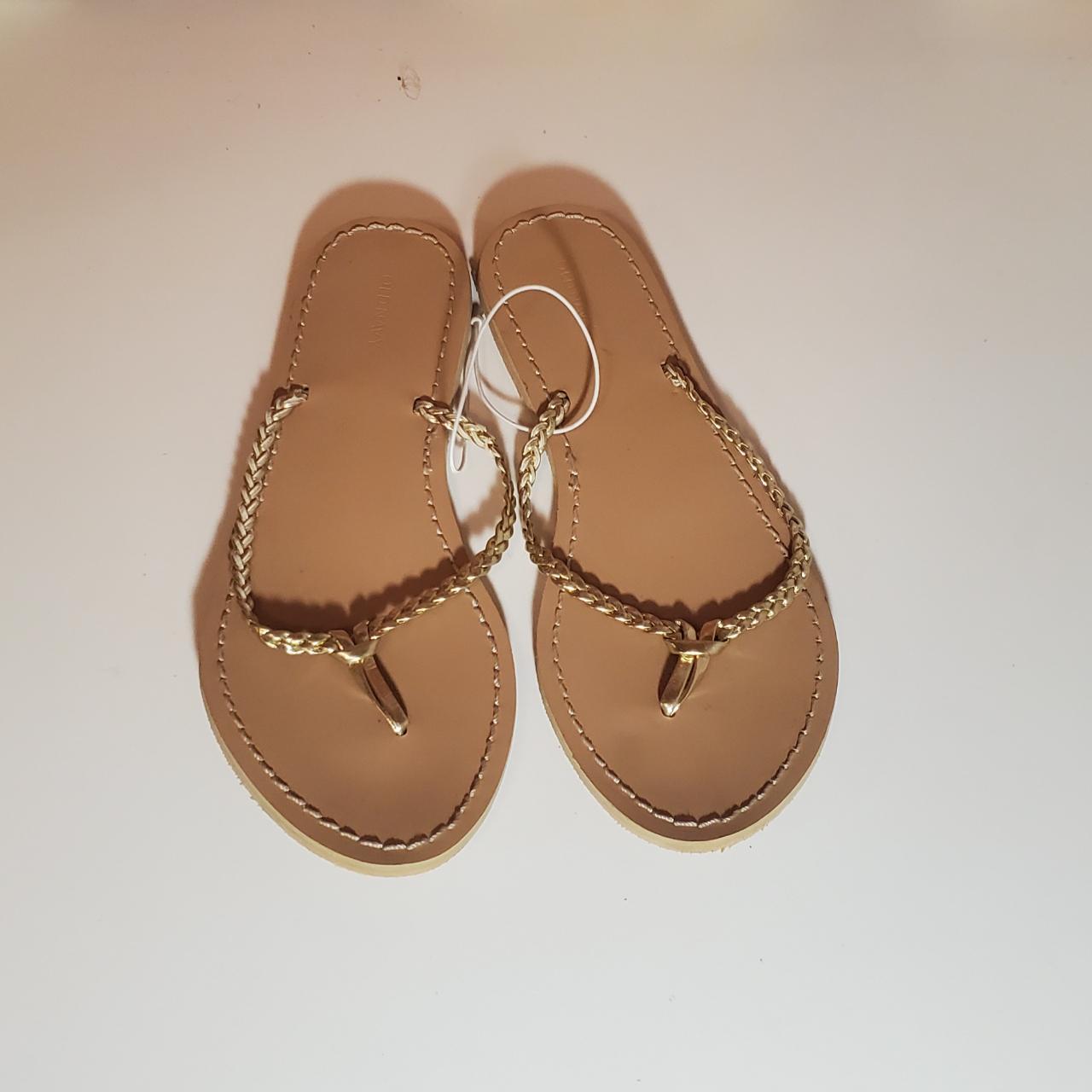 Old navy metallic flip flops online