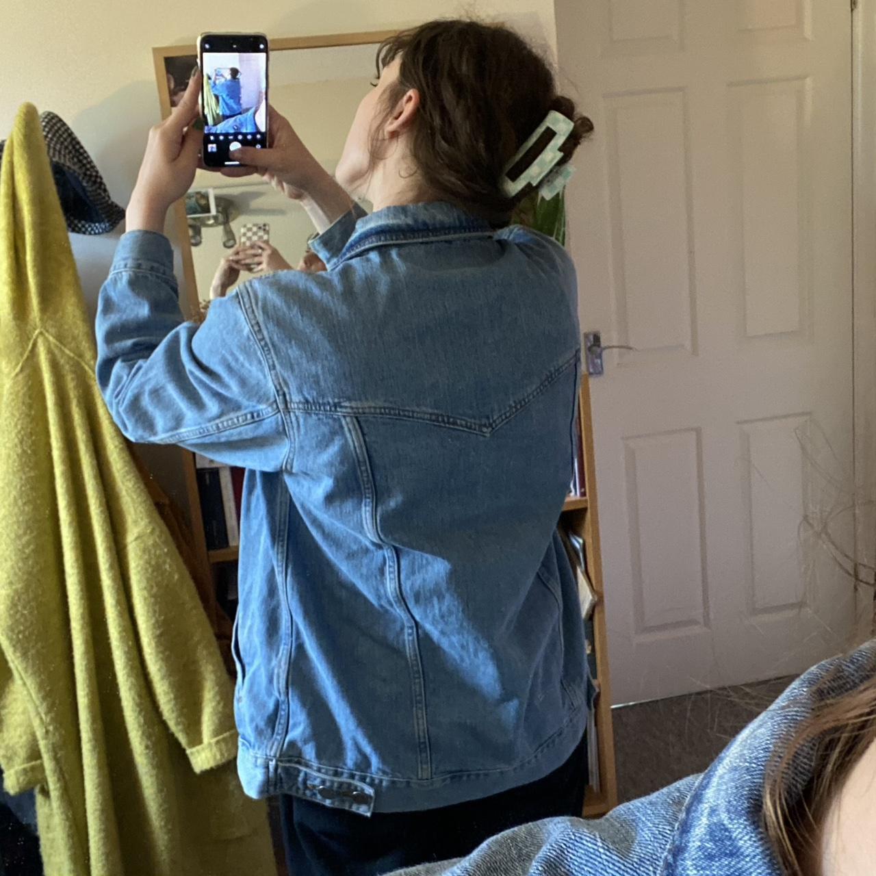 Oversized Denim Jacket ASOS, Size 10, Depop